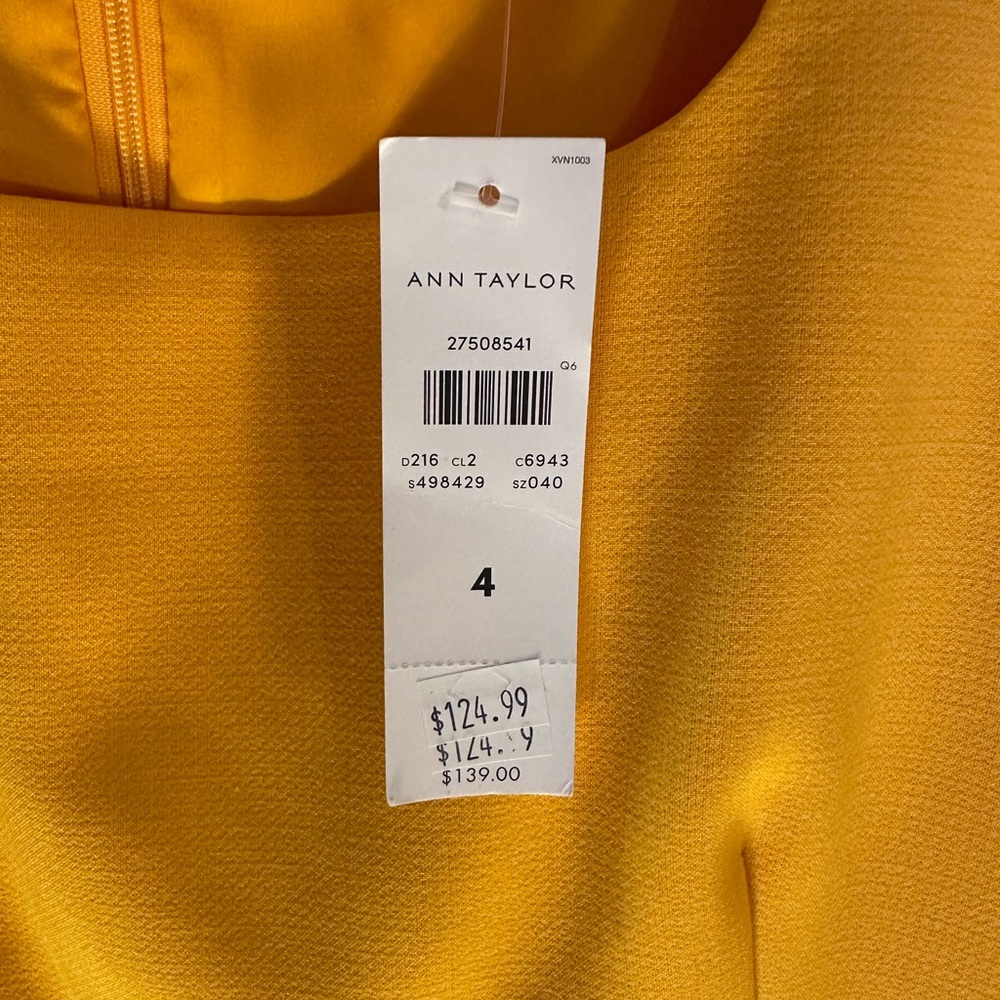 Ann Taylor Yellow Dress